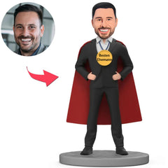 Bester Ehemann Mit Cape Benutzerdefinierte Bobbleheads