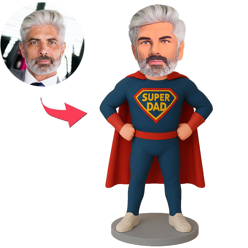 Super Papa Übermensch Benutzerdefinierte Wackelköpfe
