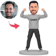 Starker Chef Benutzerdefinierte Bobbleheads