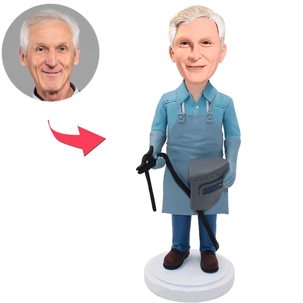 Männlicher Schweißer Benutzerdefinierte Wackelköpfe