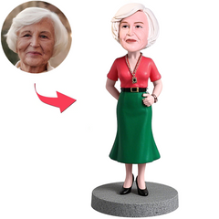 Reiche Mode Für Frauen Benutzerdefinierter Wackelkopfs