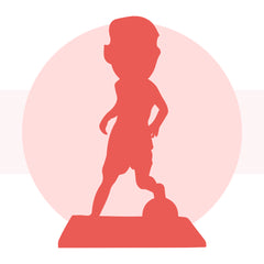 Vollständig anpassbare 1-Personen-Fußball-kundenspezifische Bobbleheads mit graviertem Text