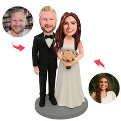 Hochzeitspaar Süße Beständigkeit Benutzerdefinierte Bobbleheads