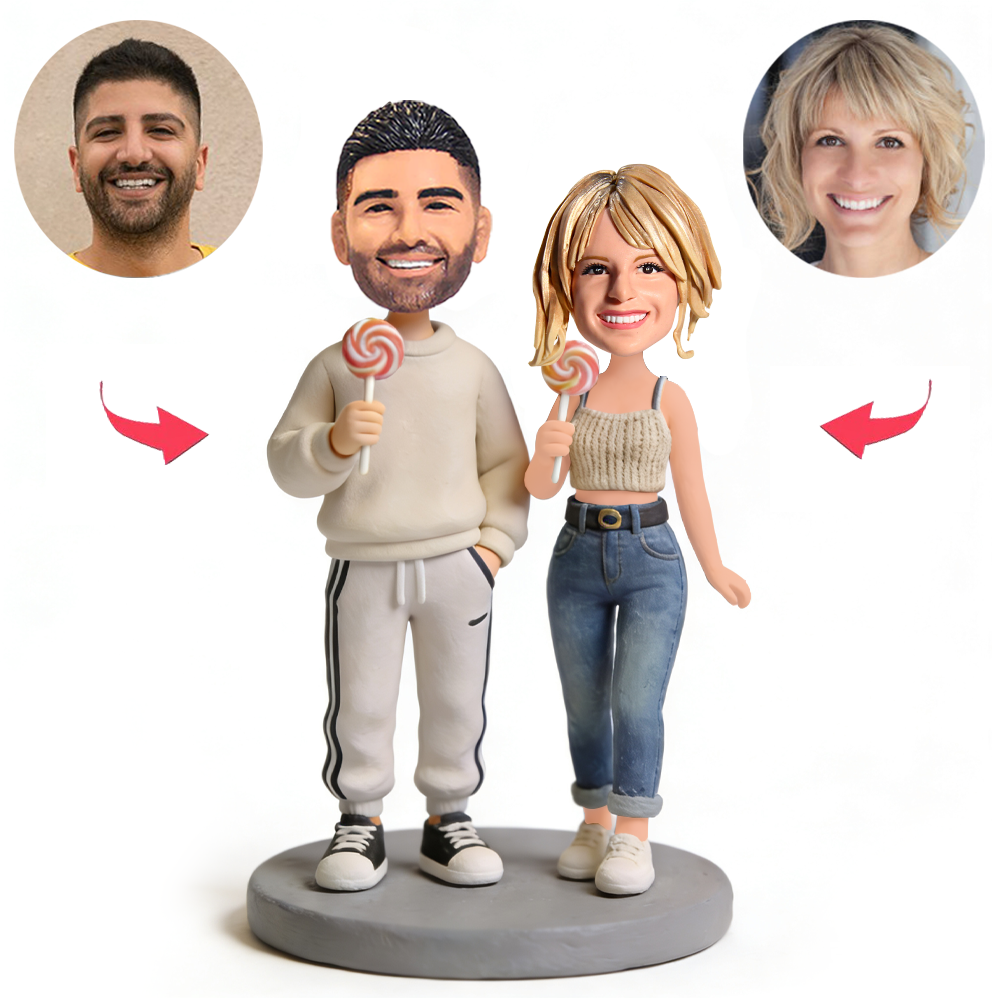 Lutscherpaar Benutzerdefinierte Bobbleheads