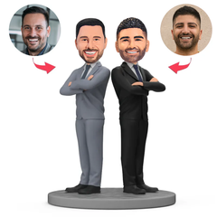 Paare am Arbeitsplatz Benutzerdefinierte Bobbleheads