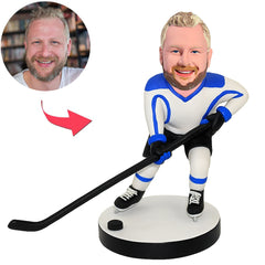 Eishockeyspieler Kundenspezifische Bobbleheads mit graviertem Text