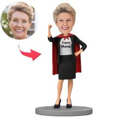 Perfekte Mutter Im Kostüm Mit Cape Benutzerdefinierte Bobbleheads