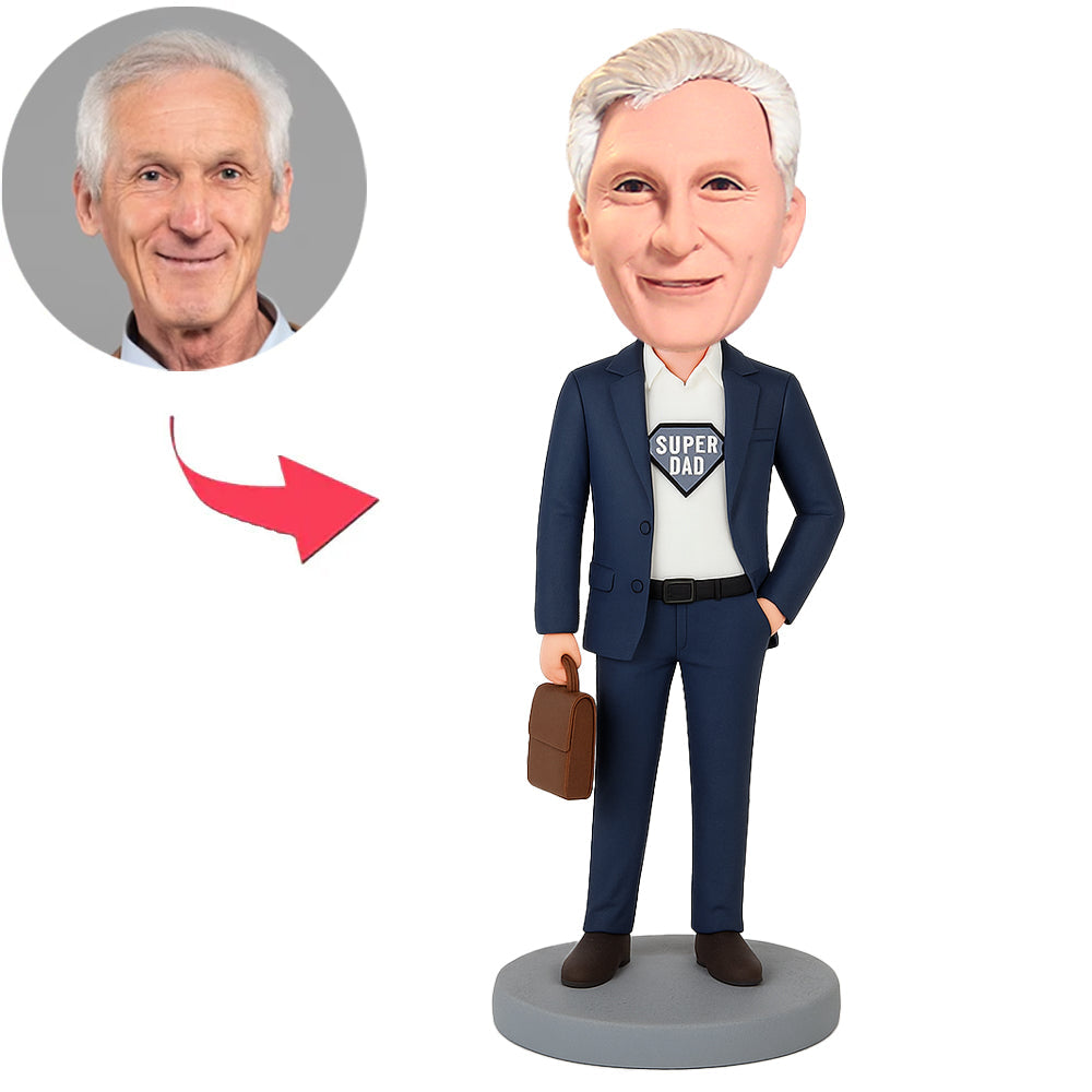 Super Papa Boss Tragetasche Benutzerdefinierte Wackelköpfe