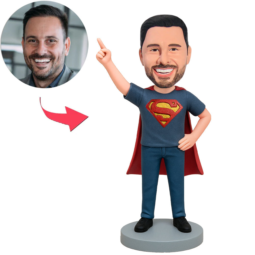 Super Papa Superheld Benutzerdefinierte Wackelköpfe