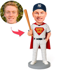 Männlicher Yankees Baseball Fan Benutzerdefinierte Bobbleheads
