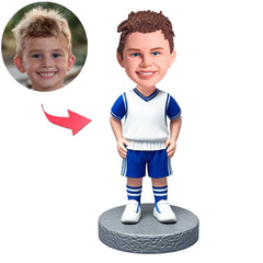 Kleiner Junge in Sportkleidung Benutzerdefinierte Bobbleheads