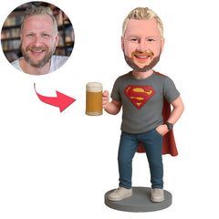 Übermensch mit Bier Benutzerdefinierte Bobbleheads