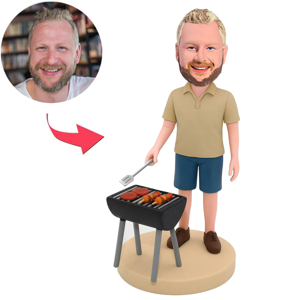 Mann am Grillen Benutzerdefinierte Bobbleheads