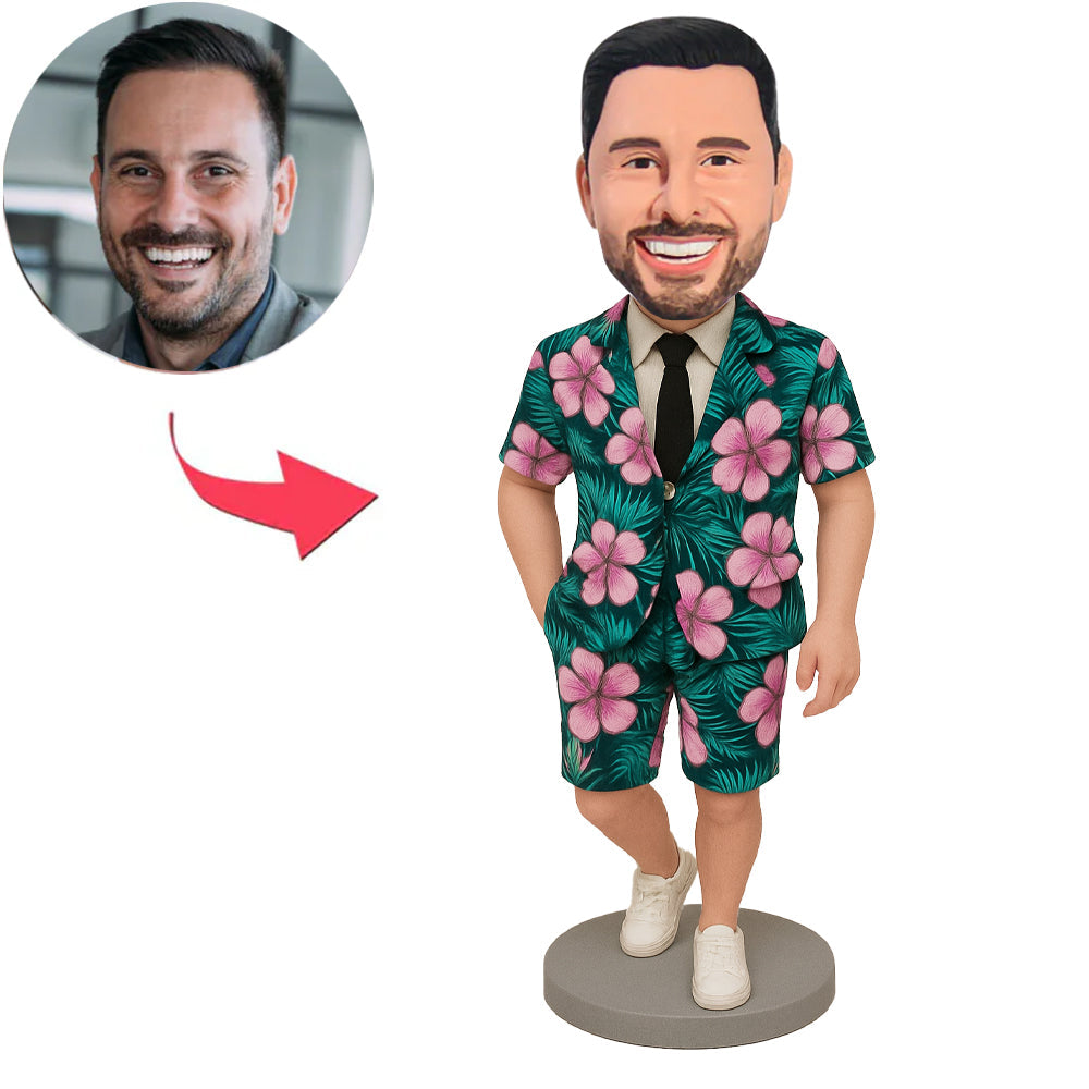 Mann im Hawaiihemd Benutzerdefinierte Bobbleheads