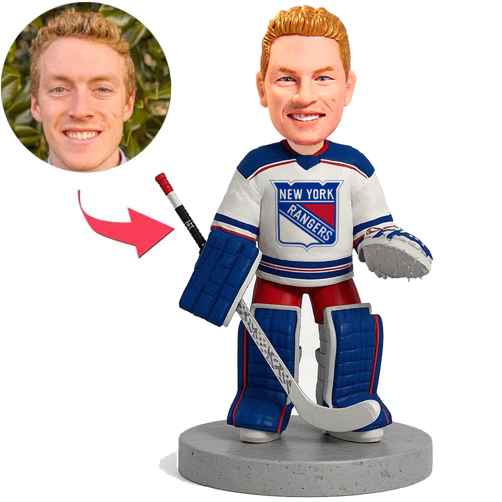 New York Rangers Eishockey Torwart Benutzerdefinierte Bobbleheads