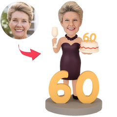Geburtstagsgeschenk Zum 60 Geburtstag Benutzerdefinierte Bobbleheads