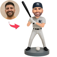 New York Yankees Baseball Fan mit Schläger Benutzerdefinierte Bobbleheads