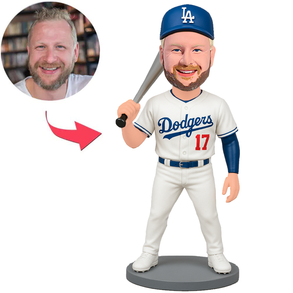 Dodgers Nummer 17 Baseballspieler Benutzerdefinierte Bobbleheads