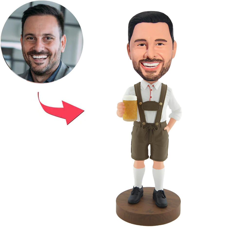 Mann in bayerischer Tracht Kundenspezifische Bobbleheads