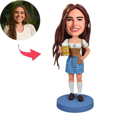 Erbe Bayerische Frau Kundenspezifische Bobbleheads