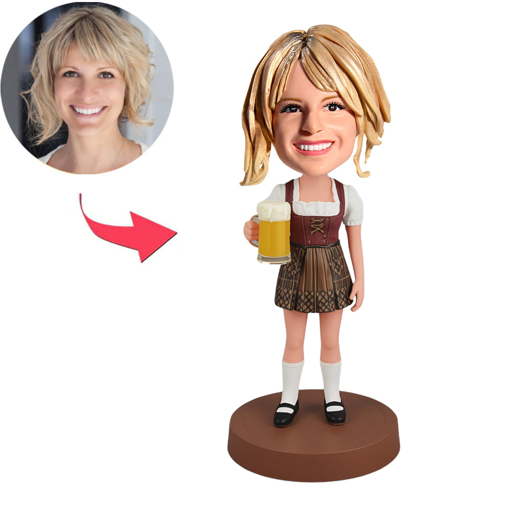 Deutsche Biertrinkerinnen Kundenspezifische Bobbleheads
