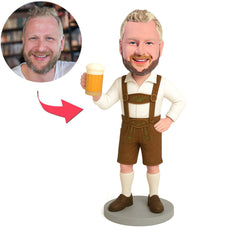 Fröhlicher Bierfest-Mann Kundenspezifische Bobbleheads