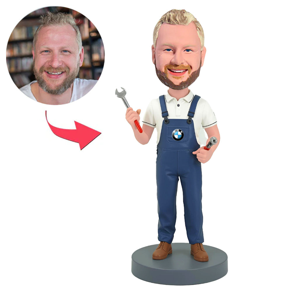 BMW Autoreparaturtechniker Kundenspezifische Bobbleheads