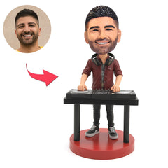 DJ in roter Jacke Kundenspezifische Bobbleheads
