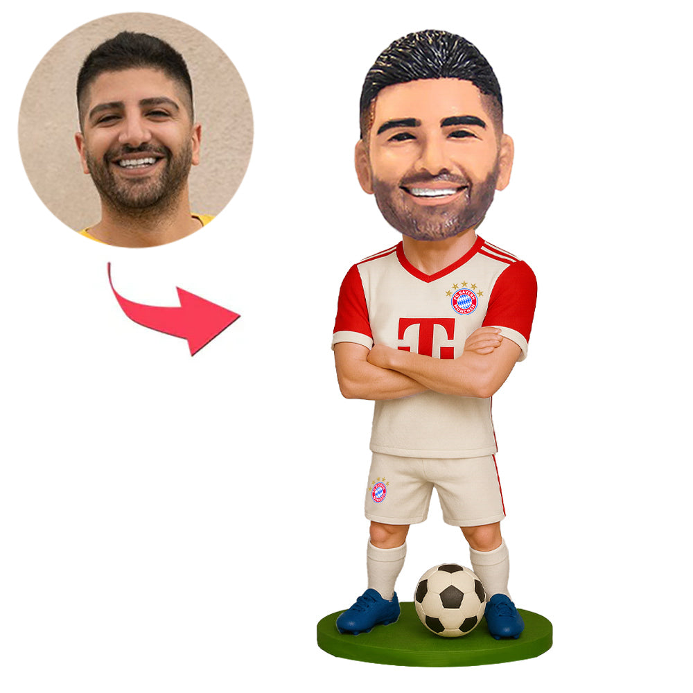 Harry Kane Nr 9 Trikot Kundenspezifische Bobbleheads