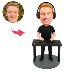 Professioneller DJ mit Kopfhörern Kundenspezifische Bobbleheads