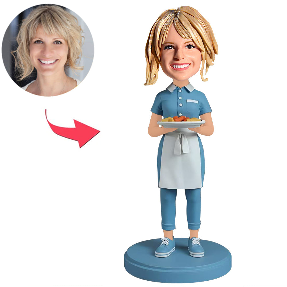 Serviererin Benutzerdefinierte Bobbleheads