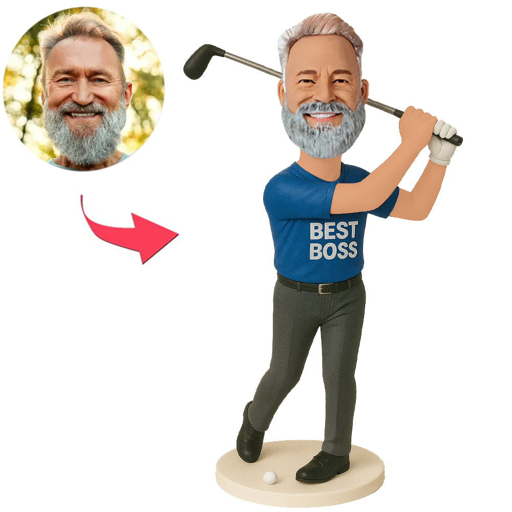Bester golfender Chef Benutzerdefinierte Bobbleheads