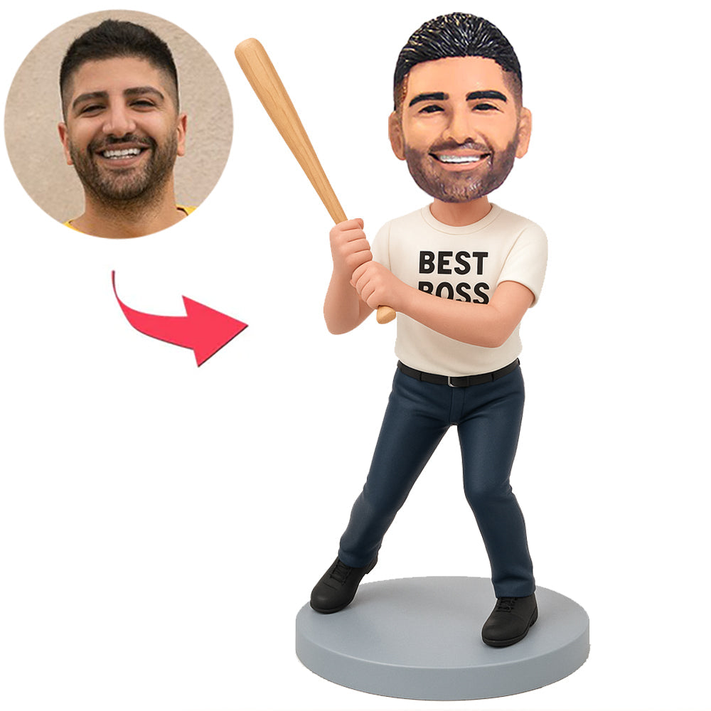 Bester Chef Baseballspieler Benutzerdefinierte Bobbleheads