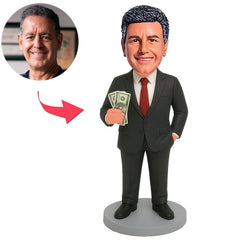 Reicher Chef Benutzerdefinierte Bobbleheads