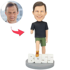 Chef stehend auf Boss Benutzerdefinierte Bobbleheads