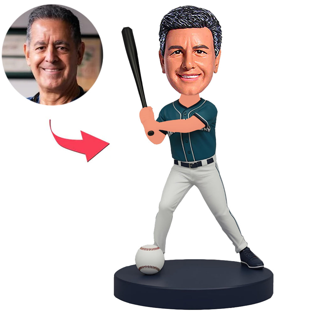 Seattle Mariners Baseballspieler mit Schläger Benutzerdefinierte Bobbleheads