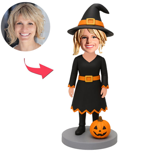 Halloween Hexe Benutzerdefinierte Bobbleheads