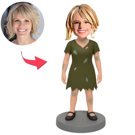 Halloween Dame im zerrissenen Kleid Benutzerdefinierte Bobbleheads