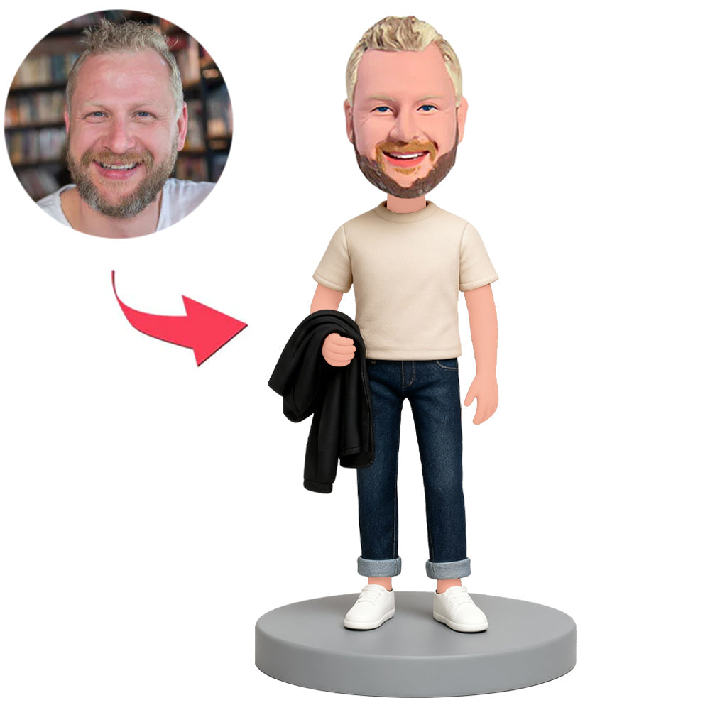 Mann mit dem Mantel Benutzerdefinierte Bobbleheads