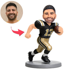 Spieler mit Rugby-Trikotnummer 13 Benutzerdefinierte Bobbleheads