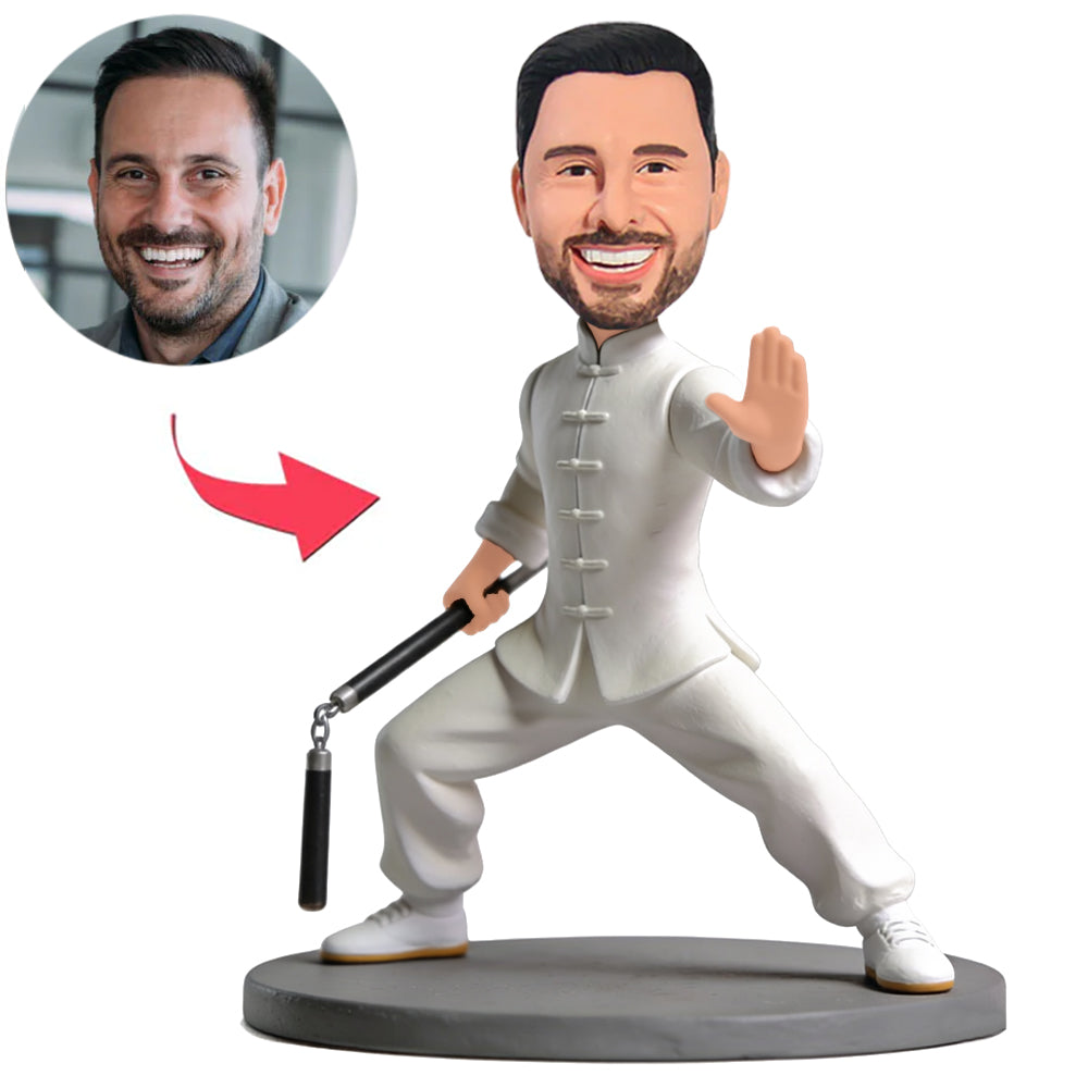 Nunchaku Man Benutzerdefinierte Bobbleheads