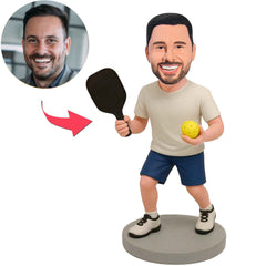 Pickleball Spieler Benutzerdefinierte Bobbleheads