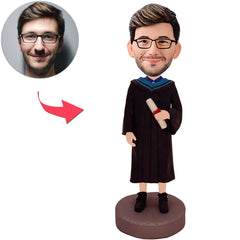 Happy Graduation Kundenspezifische Bobbleheads mit eingraviertem Text