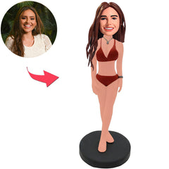 Sexy Frau nur in Dessous Kundenspezifische Bobbleheads mit eingraviertem Text