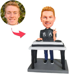 DJ kundenspezifische Bobbleheads mit eingraviertem Text