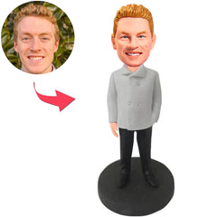 Chef-Mann-kundenspezifische Bobbleheads addieren Text