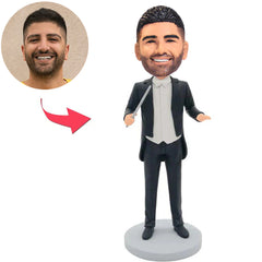 Commander Kundenspezifische Bobbleheads Text hinzufügen