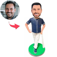 Coole baseballspieler Kundenspezifische Bobbleheads mit eingraviertem Text