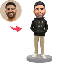 Zwischen die beine gesteckt Kundenspezifische Bobbleheads fügen Text hinzu