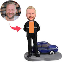 Taxifahrer Kundenspezifische Bobbleheads addieren Text